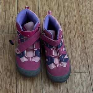 Mishansha Pink and Purple Kids Boots